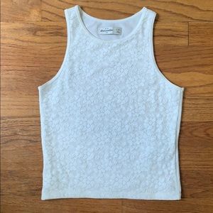 Abercrombie Kids White Cropped Tank